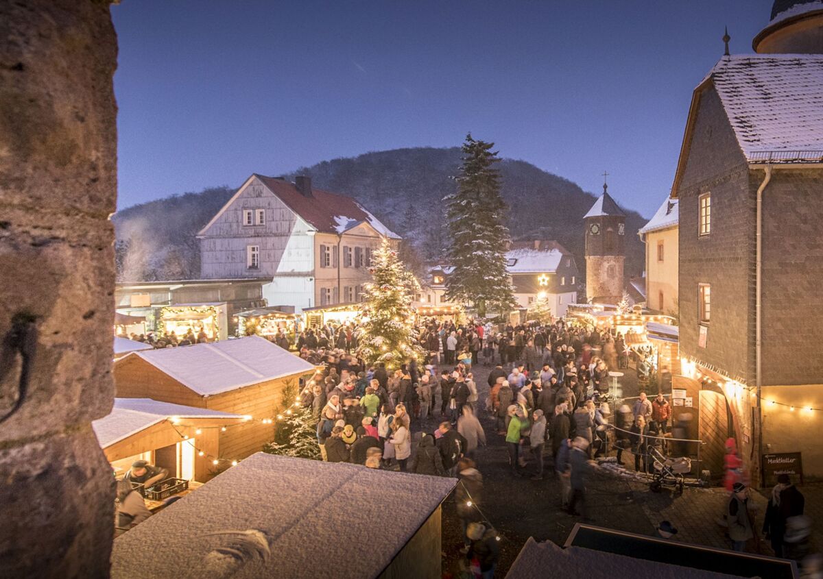 Spessart Weihnachtsmarkt Burg Schwarzenfels